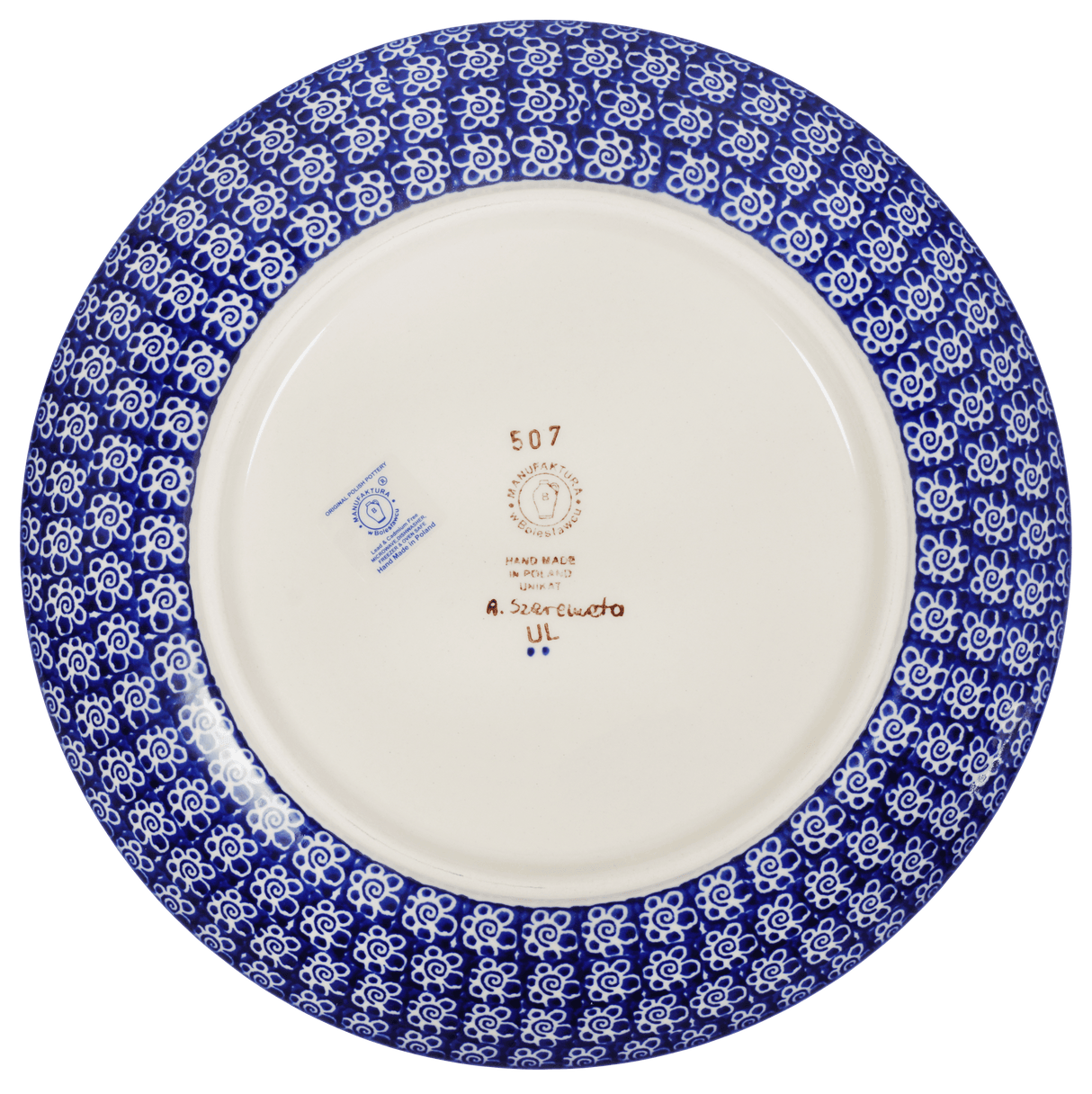 Plate, Round, Dinner, 10" in "Balloon Flower" by Manufaktura | T132S-KOKU