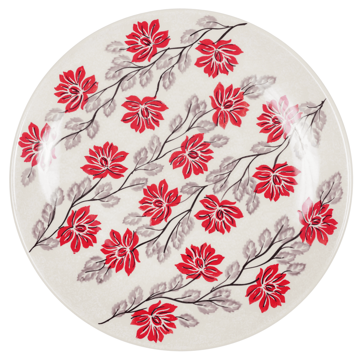 Plate, Round, Dinner, 10" in "Evening Blossoms" by Manufaktura | T132S-KS01