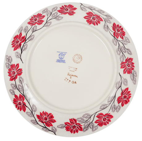 Plate, Round, Dinner, 10" in "Evening Blossoms" by Manufaktura | T132S-KS01