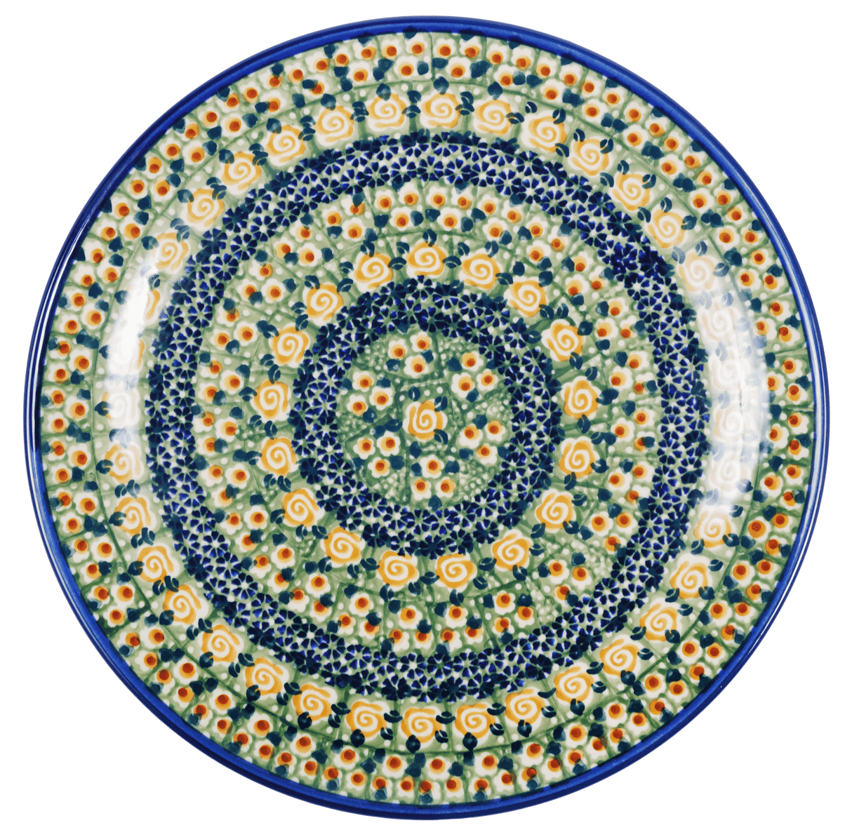 Plate, Round, Dinner, 10" in "Perennial Garden" by Manufaktura | T132S-LM