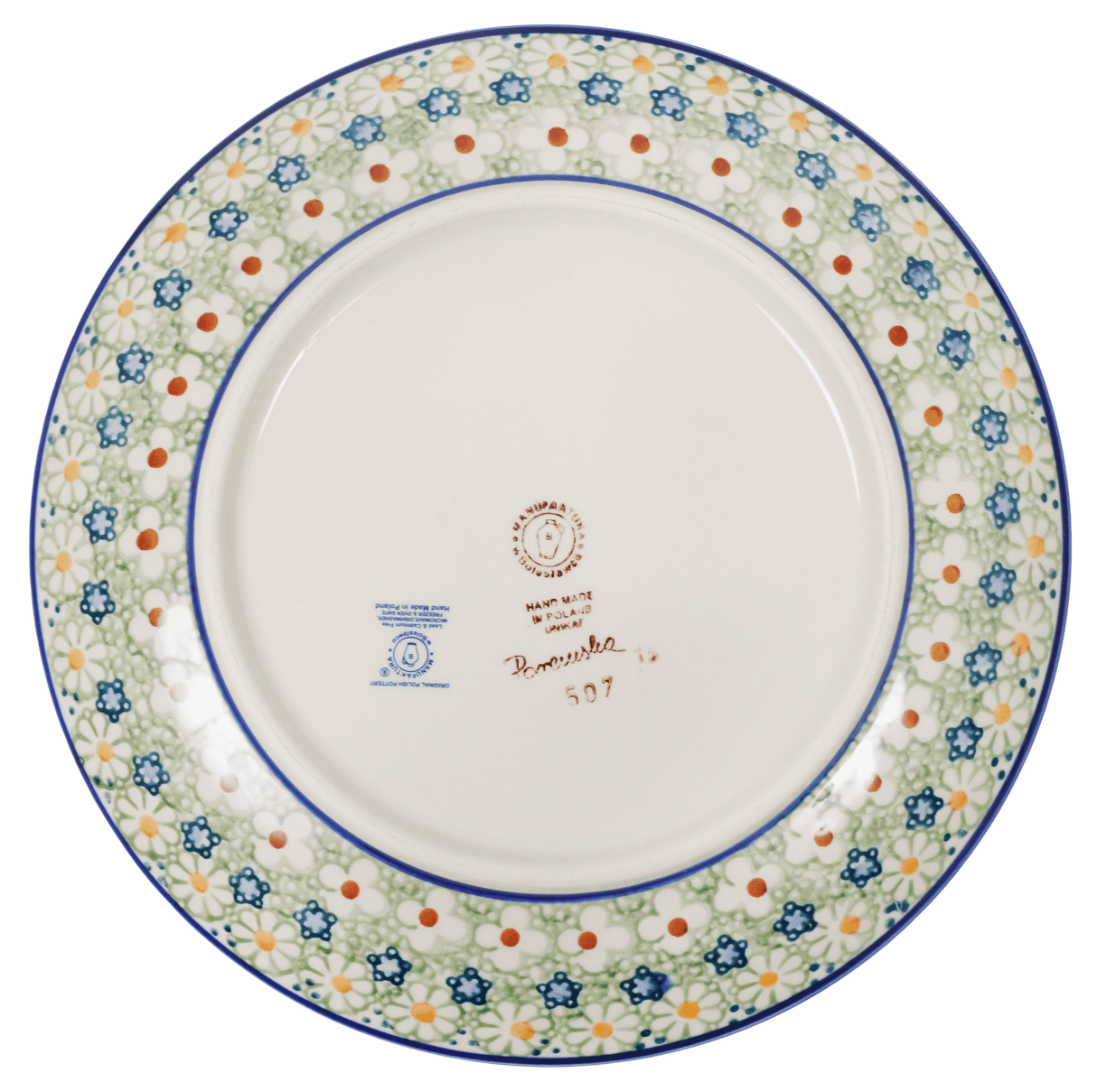 Plate, Round, Dinner, 10" in "Spring Morning" by Manufaktura | T132S-LZ