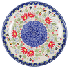 Polish Pottery 10" Dinner Plate (Floral Fantasy) | T132S-P260 at PolishPotteryOutlet.com