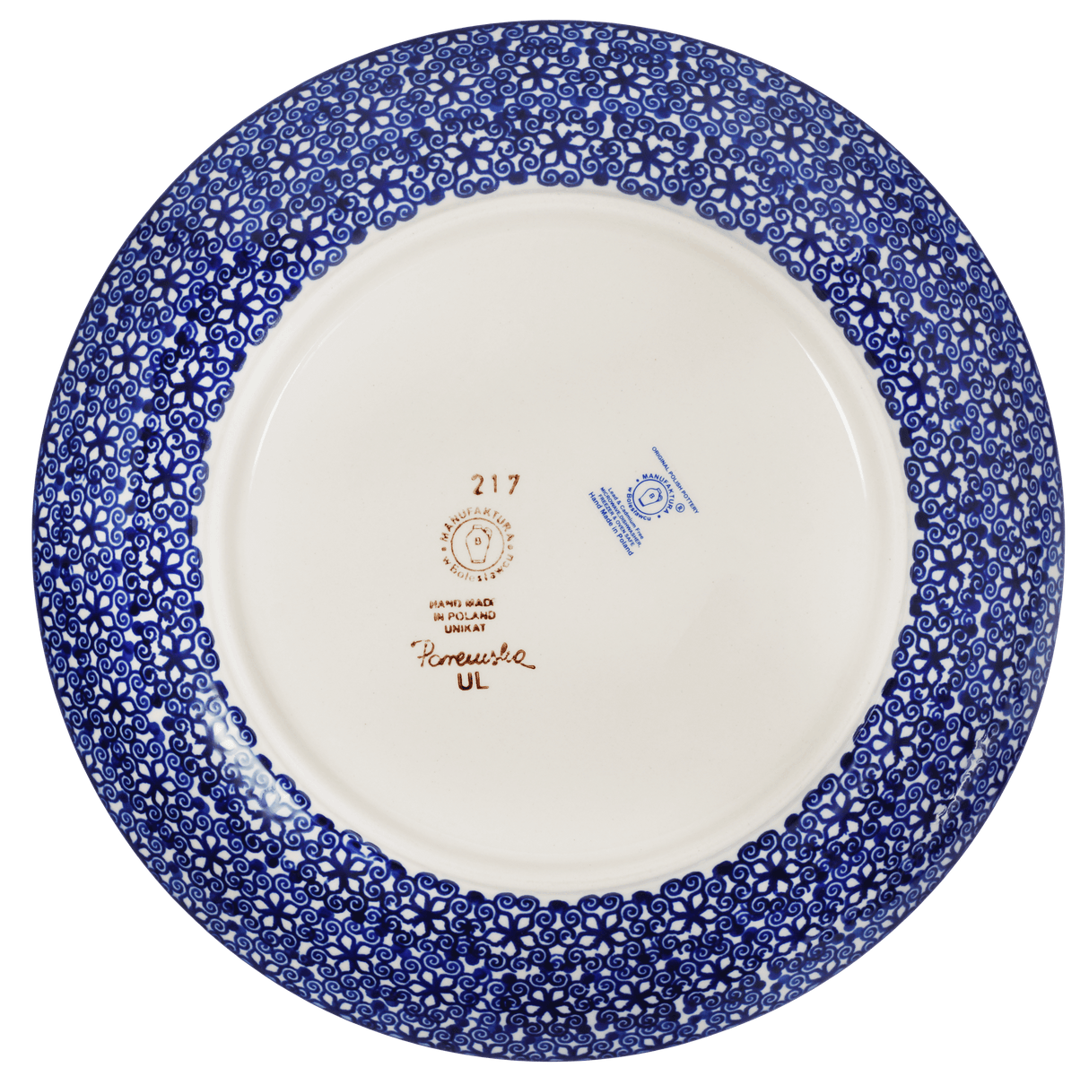 Plate, Round, Dinner, 10" in "Burning Thistle" by Manufaktura | T132S-P270