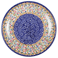 A picture of a Polish Pottery 10" Dinner Plate (Wildflower Delight) | T132S-P273 as shown at PolishPotteryOutlet.com/products/10-dinner-plate-wildflower-delight