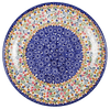 Polish Pottery 10" Dinner Plate (Wildflower Delight) | T132S-P273 at PolishPotteryOutlet.com