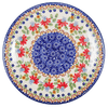 Polish Pottery 10" Dinner Plate (Mediterranean Blossoms) | T132S-P274 at PolishPotteryOutlet.com