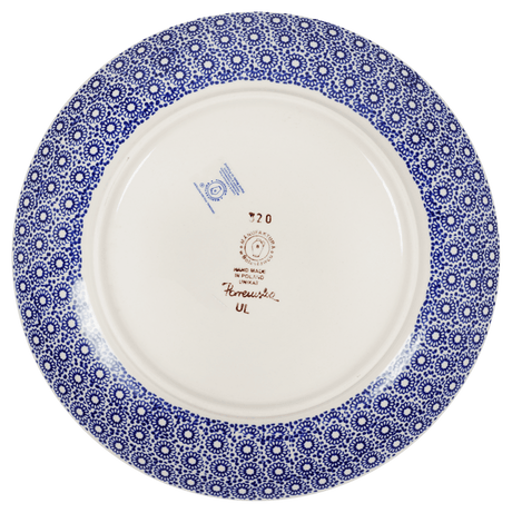 Plate, Round, Dinner, 10" in "Duet in Blue & White" by Manufaktura | T132S-SB04