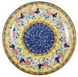 Plate, Round, Dinner, 10" in "Butterfly Bliss" by Manufaktura | T132S-WK73