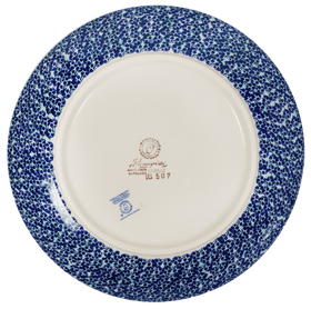 Polish Pottery 10" Dinner Plate (Butterfly Bliss) | T132S-WK73 Additional Image at PolishPotteryOutlet.com