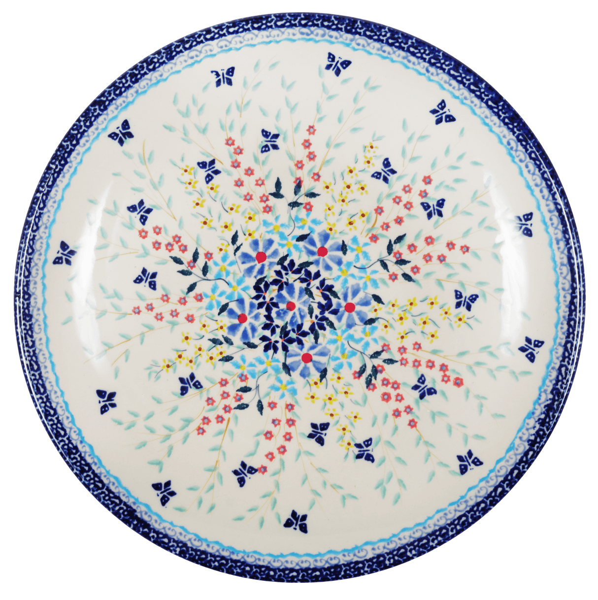 Plate, Round, Dinner, 10" in "Butterfly Bounty" by Manufaktura | T132S-WK76