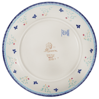 A picture of a Polish Pottery 10" Dinner Plate (Butterfly Bounty) | T132S-WK76 as shown at PolishPotteryOutlet.com/products/10-dinner-plate-butterfly-bounty
