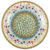 Polish Pottery 10" Dinner Plate (Sunlit Wildflowers) | T132S-WK77 at PolishPotteryOutlet.com