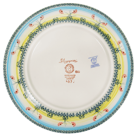 Plate, Round, Dinner, 10" in "Butterflies in Flight" by Manufaktura | T132S-WKM