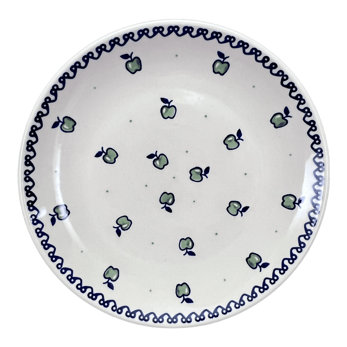 Plate, Round, Dinner, 10" in "Green Apple" by Manufaktura | T132T-15