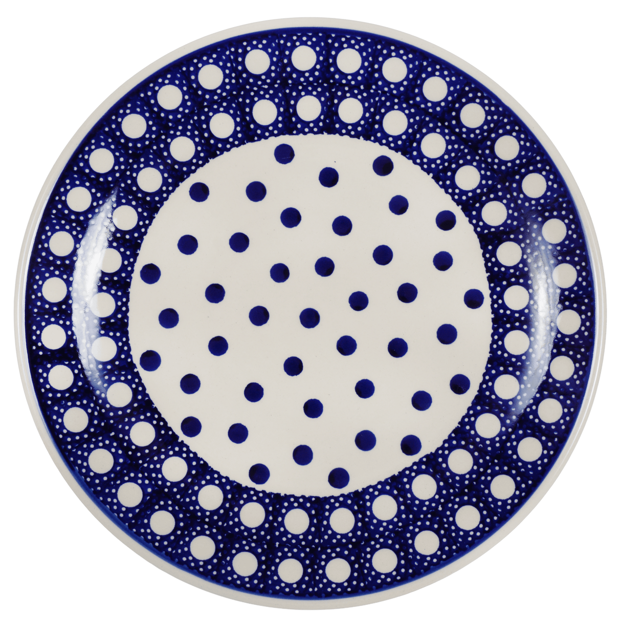 Plate, Round, Dinner, 10" in "Polka Dot Party" by Manufaktura | T132T-AS52