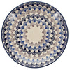 Polish Pottery 10" Dinner Plate (Fan-Tastic) | T132T-GP18 at PolishPotteryOutlet.com