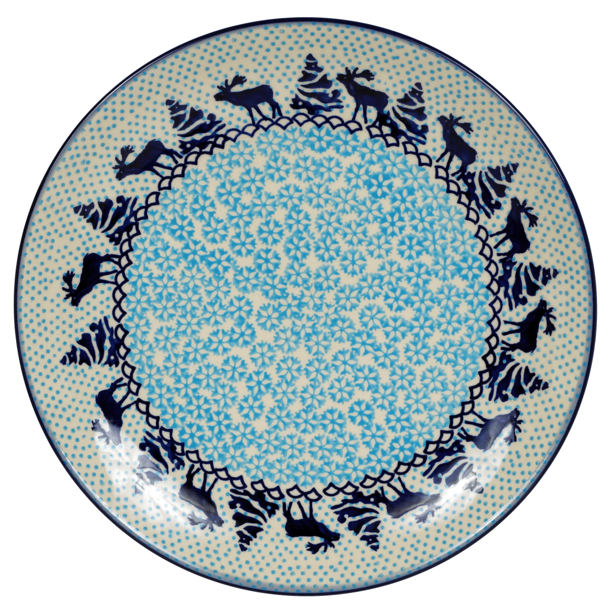 Plate, Round, Dinner, 10" in "Peaceful Season" by Manufaktura | T132T-JG24