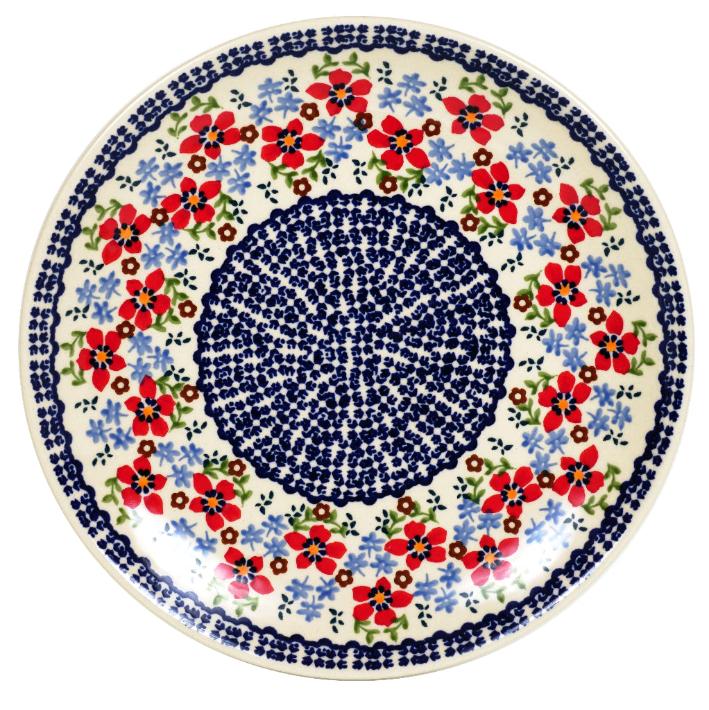 Plate, Round, Dinner, 10" in "Summer Bouquet" by Manufaktura | T132T-MM01