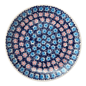 Polish Pottery 10" Dinner Plate (Daisy Circle) | T132T-MS01 Additional Image at PolishPotteryOutlet.com