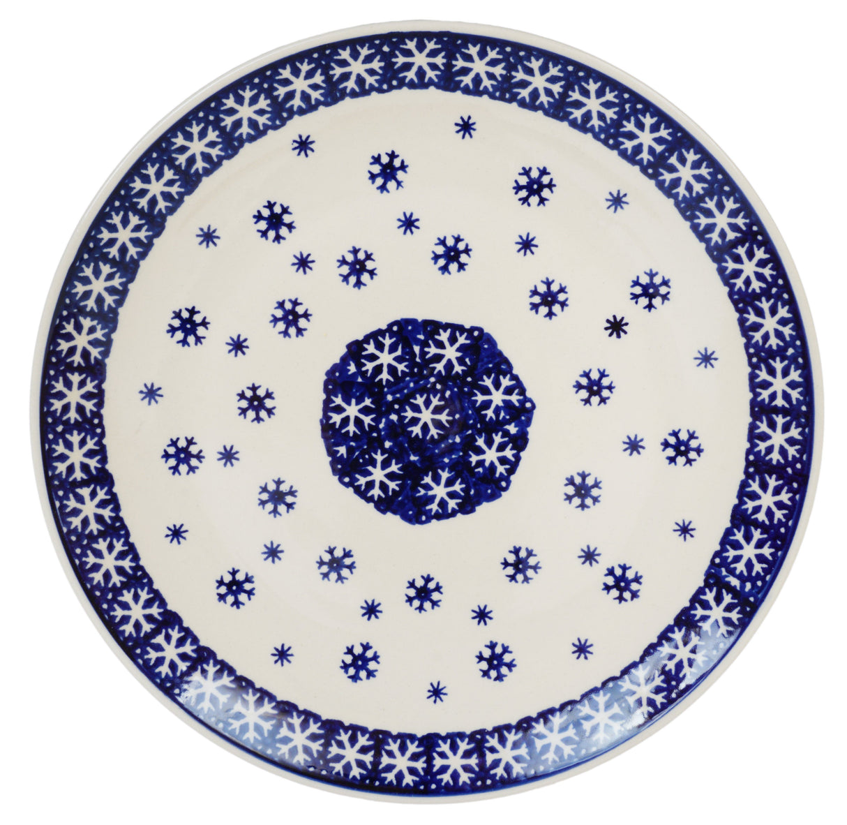 Plate, Round, Dinner, 10" in "Snow Drift" by Manufaktura | T132T-PZ