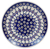 Polish Pottery 10" Dinner Plate (Floral Peacock) | T132T-54KK at PolishPotteryOutlet.com