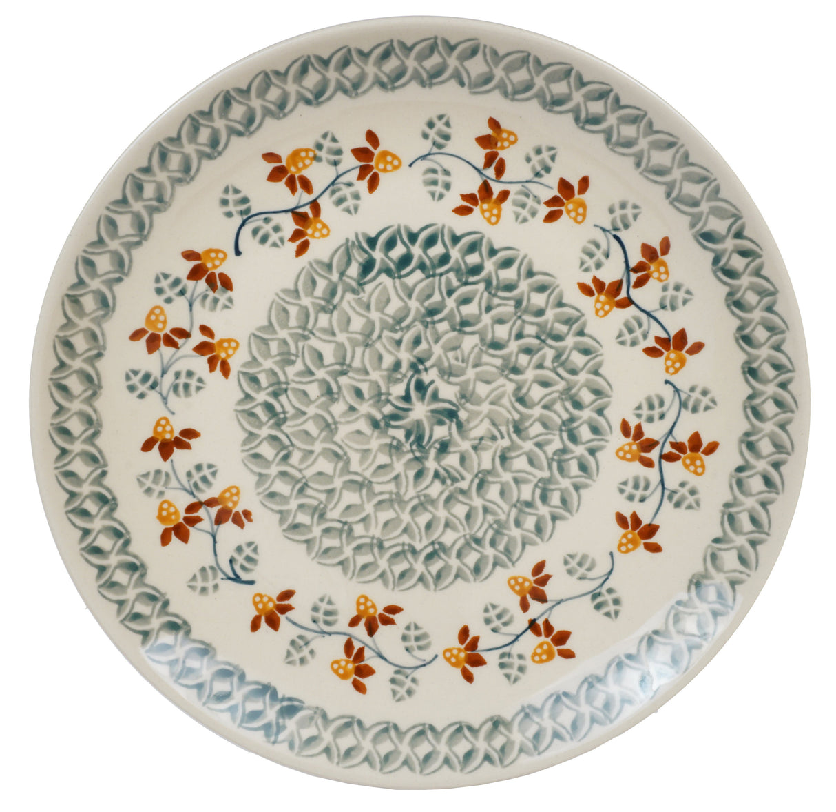 Plate, Round, Dinner, 10" in "Indian Summer" by Manufaktura | T132T-AS22