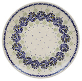 Plate, Round, Dinner, 10" in "Splash of Blue" by Manufaktura | T132T-DPPZ