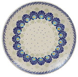 Plate, Round, Dinner, 10" in "Peacock's Pride" by Manufaktura | T132T-DPPP