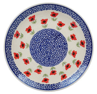 A picture of a Polish Pottery 10" Dinner Plate (Poppy Garden) | T132T-EJ01 as shown at PolishPotteryOutlet.com/products/10-dinner-plate-poppy-garden