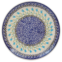 A picture of a Polish Pottery 10" Dinner Plate (Riverdance) | T132T-IZ3 as shown at PolishPotteryOutlet.com/products/10-dinner-plate-riverdance