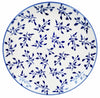 Polish Pottery 10" Dinner Plate (Blue Spray) | T132T-LISK at PolishPotteryOutlet.com