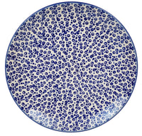 A picture of a Polish Pottery 10" Dinner Plate (Tiny Bubbles) | T132T-MAGD as shown at PolishPotteryOutlet.com/products/10-dinner-plate-tiny-bubbles