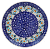 Plate, Round, Dinner, 10" in "Sky Blue Daisy" by Manufaktura | T132T-MCS