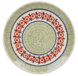 Plate, Round, Dinner, 10" in "Woven Reds" by Manufaktura | T132T-P181