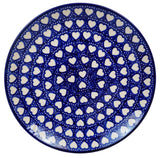 Plate, Round, Dinner, 10" in "Torrent of Hearts" by Manufaktura | T132T-SEM