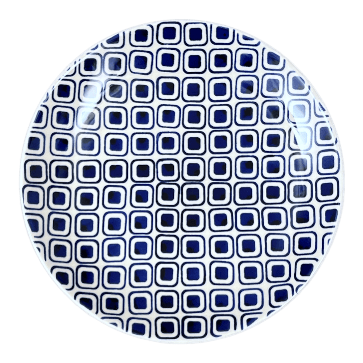 Plate, Round, Dinner, 10" in "Navy Retro" by Manufaktura | T132U-601A