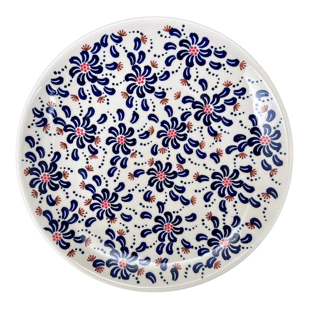 Plate, Round, Dinner, 10" in "Floral Fireworks" by Manufaktura | T132U-BSAS