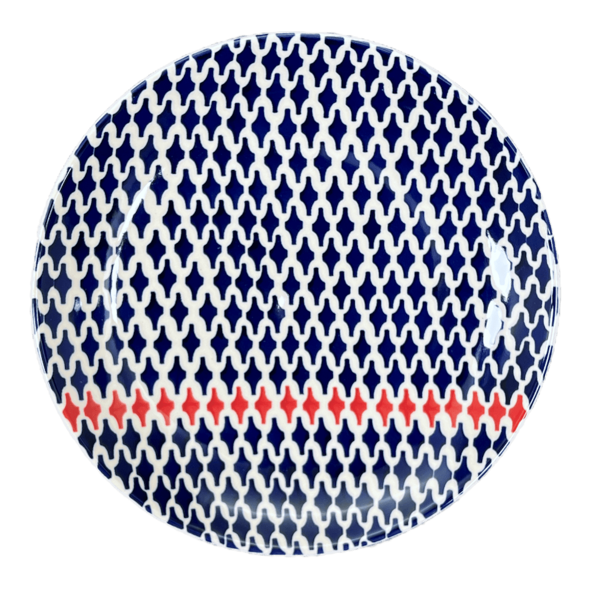 Plate, Round, Dinner, 10" in "Shock Waves" by Manufaktura | T132U-GZ42