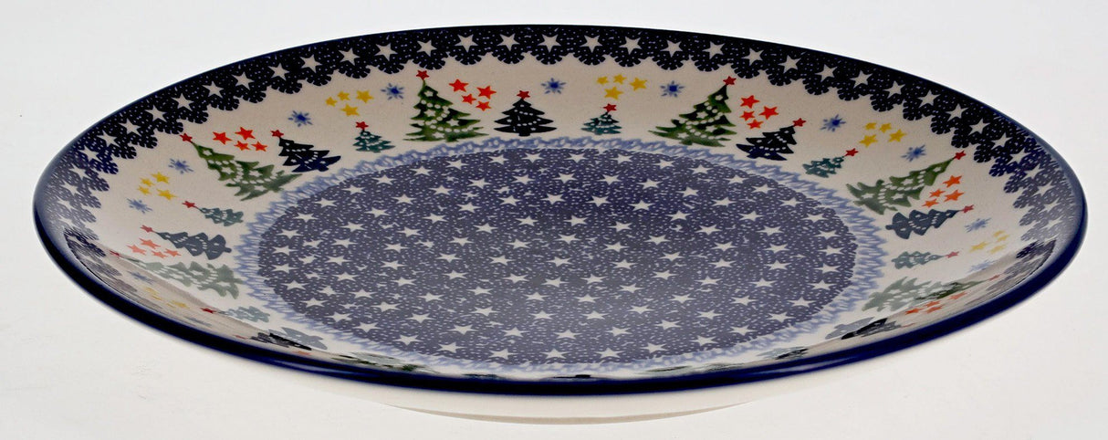 Plate, Round, Dinner, 10" in "Festive Forest" by Manufaktura | T132U-INS6