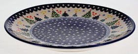 Polish Pottery 10" Dinner Plate (Festive Forest) | T132U-INS6 Additional Image at PolishPotteryOutlet.com