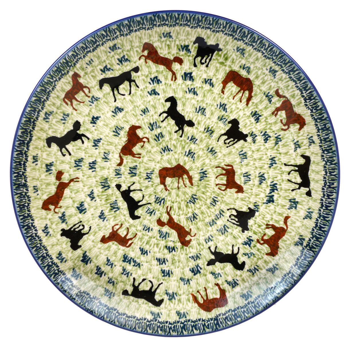 Plate, Round, Dinner, 10" in "On the Range" by Manufaktura | T132U-INK2