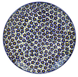 Plate, Round, Dinner, 10" in "Floral Revival Blue" by Manufaktura | T132U-MKOB