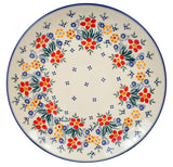 Plate, Round, Dinner, 10" in "Fresh Flowers" by Manufaktura | T132U-MS02