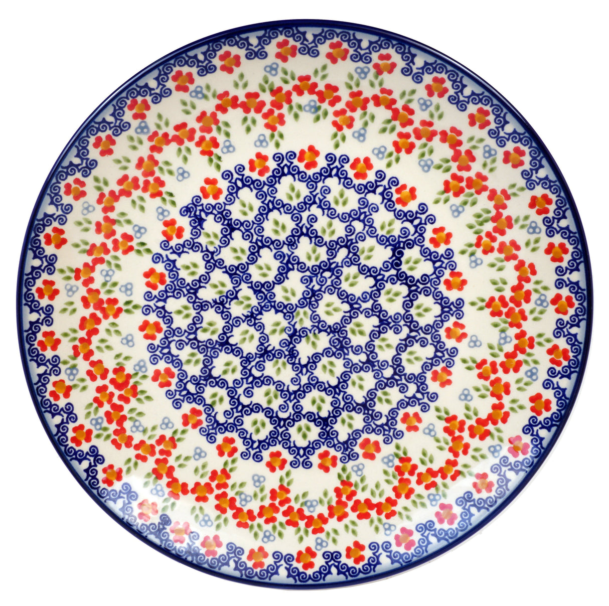 Plate, Round, Dinner, 10" in "Ring Around the Rosie" by Manufaktura | T132U-P321