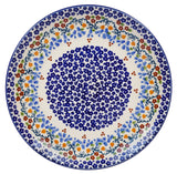 Plate, Round, Dinner, 10" in "Blue Bell Delight" by Manufaktura | T132U-P356