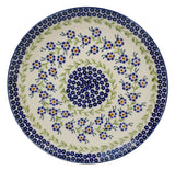 Plate, Round, Dinner, 10" in "Blue Clematis" by Manufaktura | T132U-VB03