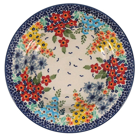 Plate, Round, Soup Plate, 9.25" in "Brilliant Garden" by Manufaktura | T133S-DPLW