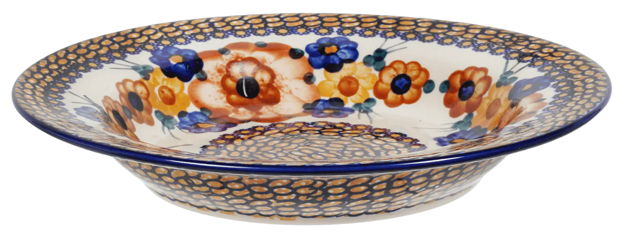 Plate, Round, Soup Plate, 9.25" in "Bouquet in a Basket" by Manufaktura | T133S-JZK