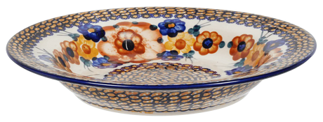 Plate, Round, Soup Plate, 9.25" in "Bouquet in a Basket" by Manufaktura | T133S-JZK