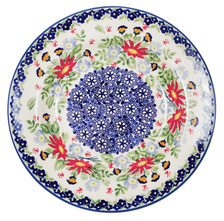 Plate, Round, Soup Plate, 9.25" in "Floral Fantasy" by Manufaktura | T133S-P260